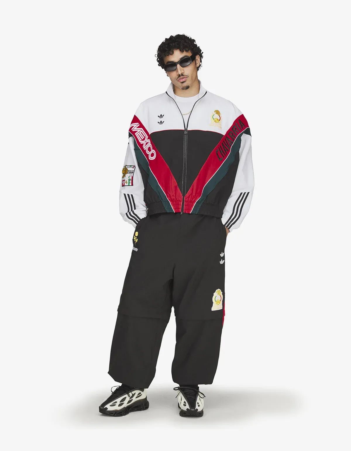 Willy Chavarria x Adidas White CDM Woven Track Jacket KU7797