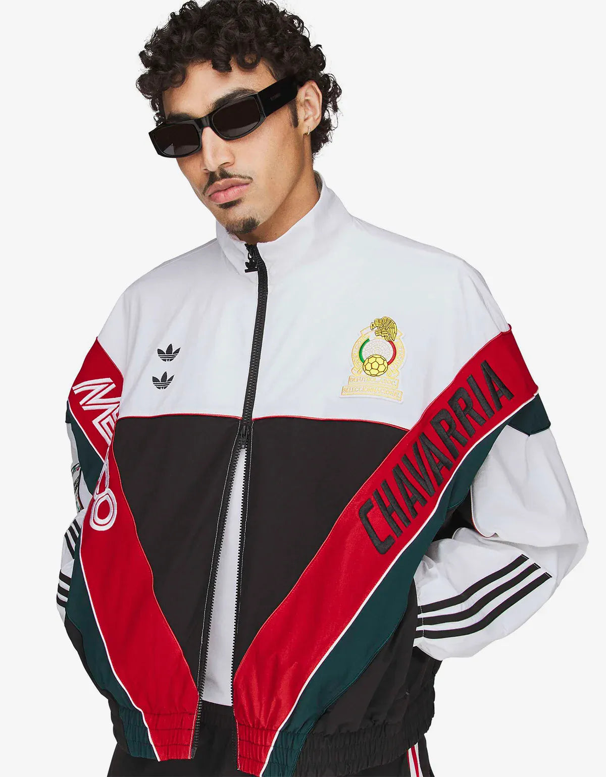 Willy Chavarria x Adidas White CDM Woven Track Jacket KU7797