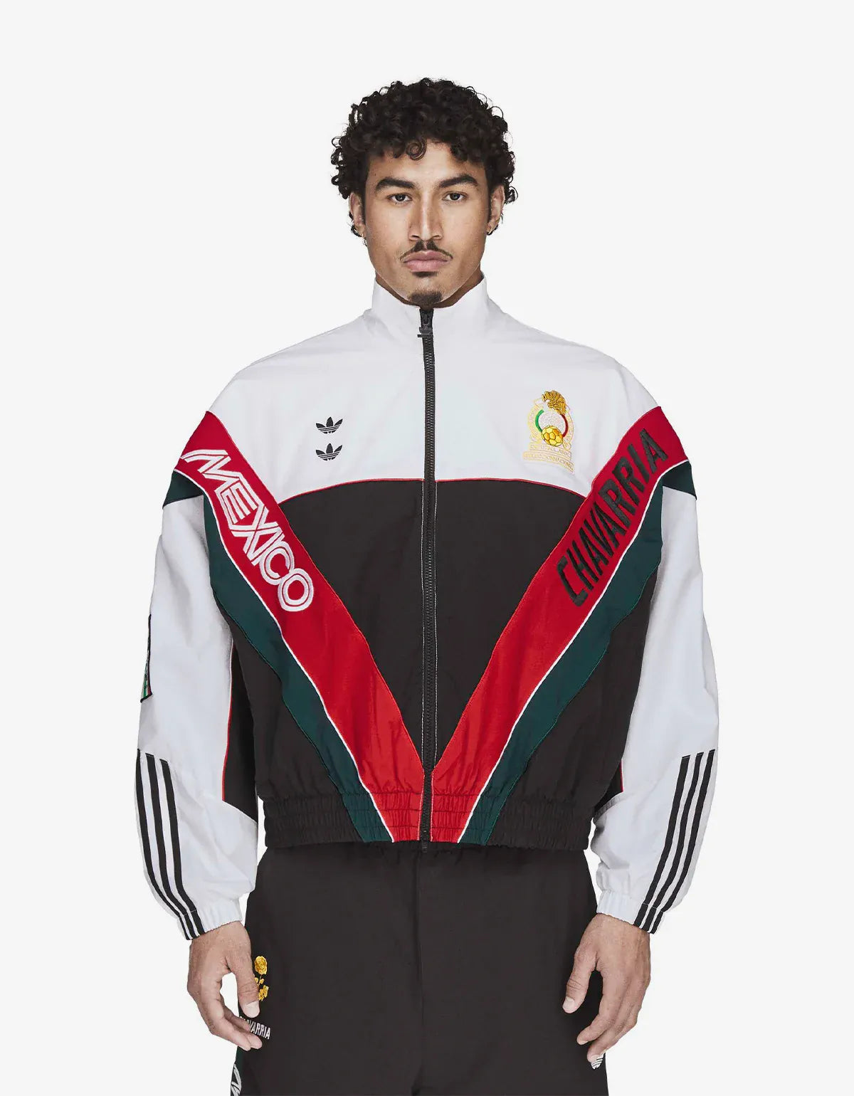 Willy Chavarria x Adidas White CDM Woven Track Jacket KU7797