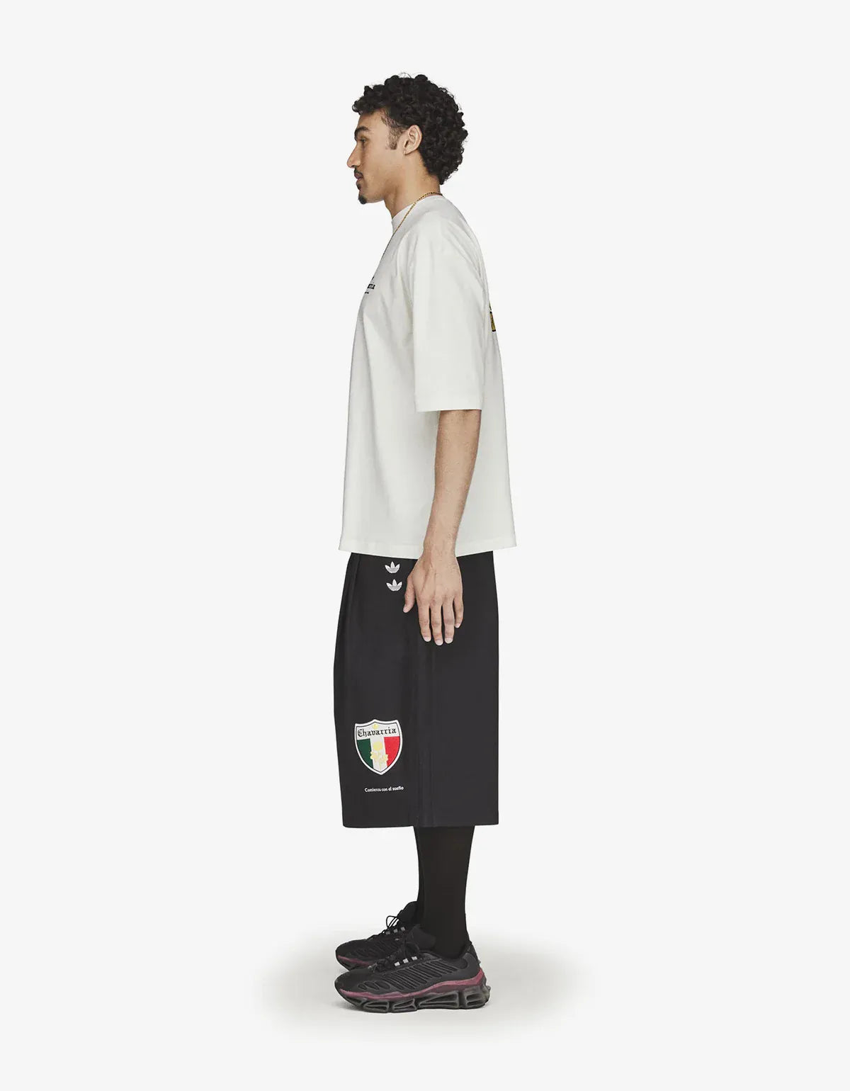 Willy Chavarria x Adidas White Graphic T-Shirt KY7707