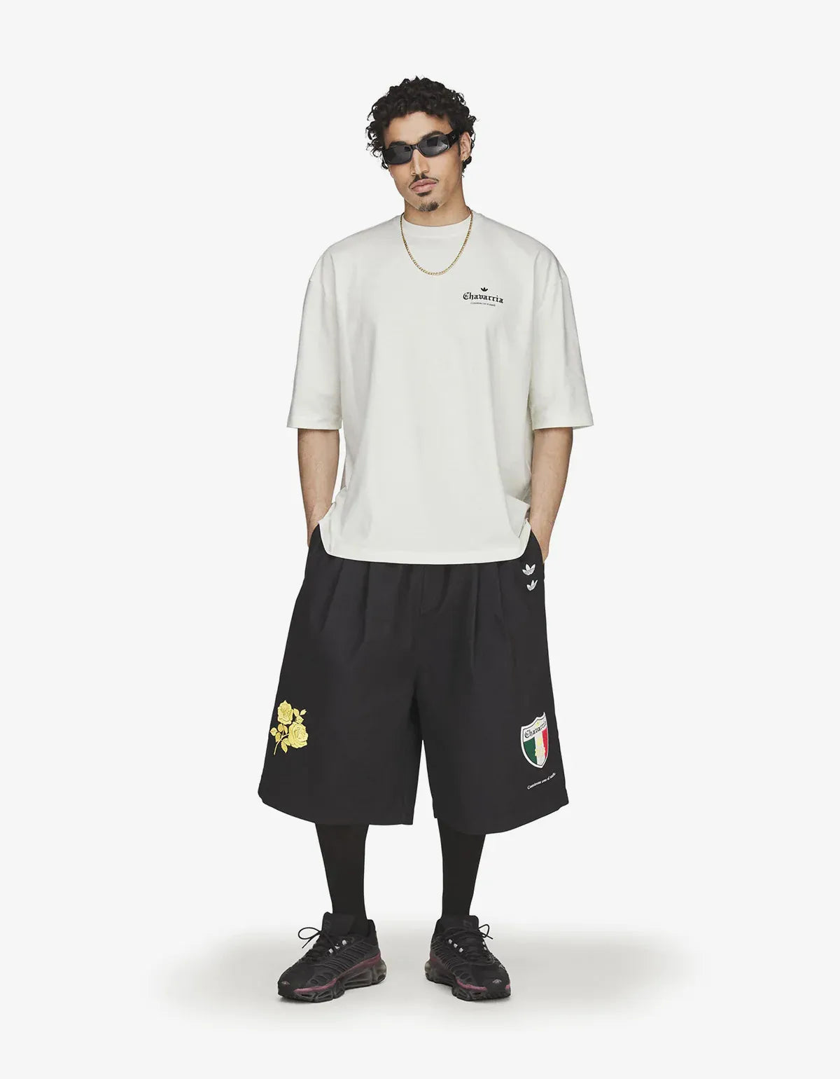 Willy Chavarria x Adidas White Graphic T-Shirt KY7707