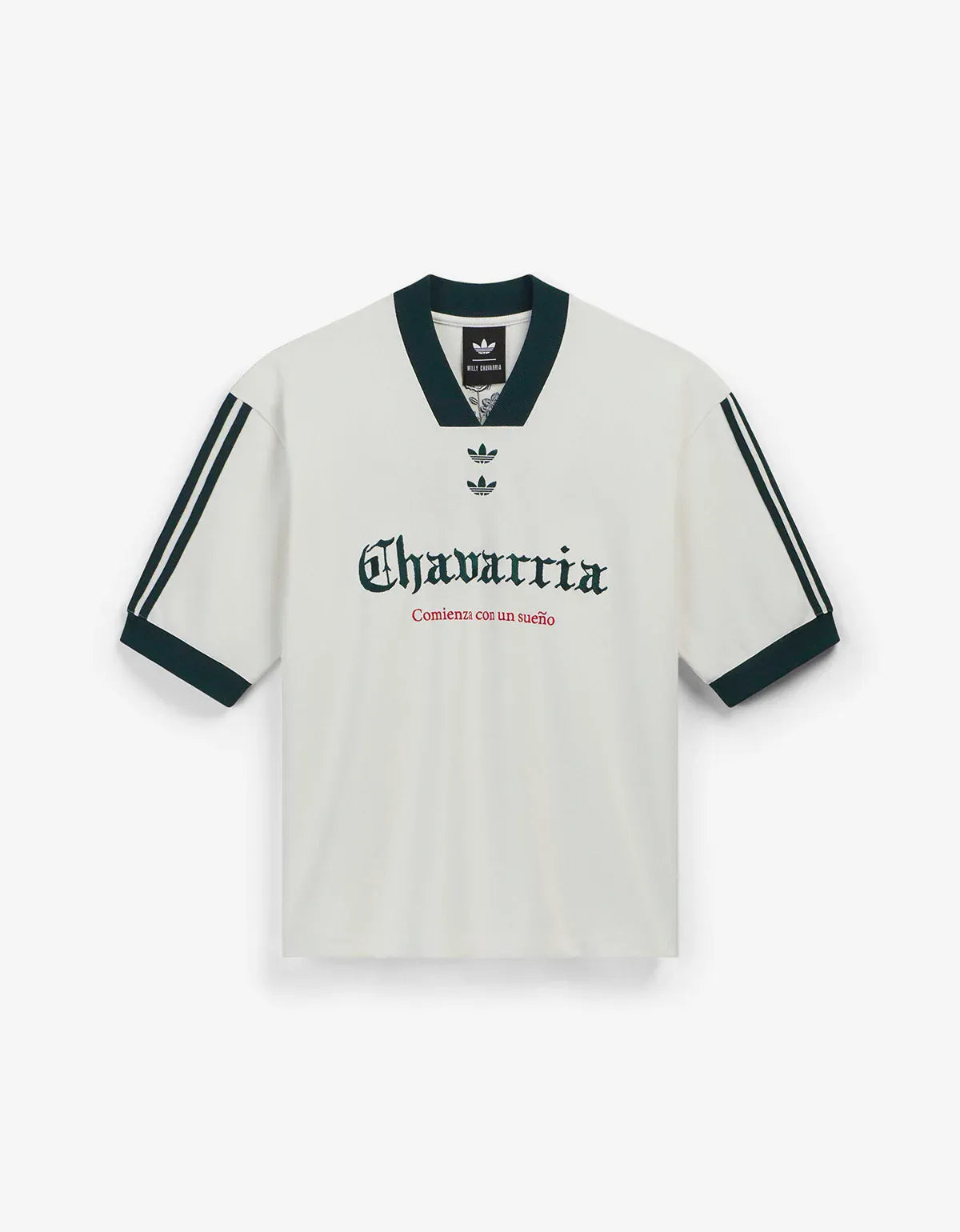Willy Chavarria x Adidas White Soccer T-Shirt KY7708