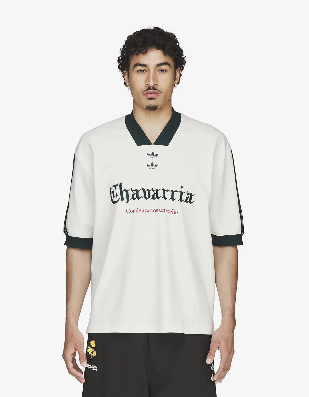 Willy Chavarria x Adidas White Soccer T-Shirt KY7708