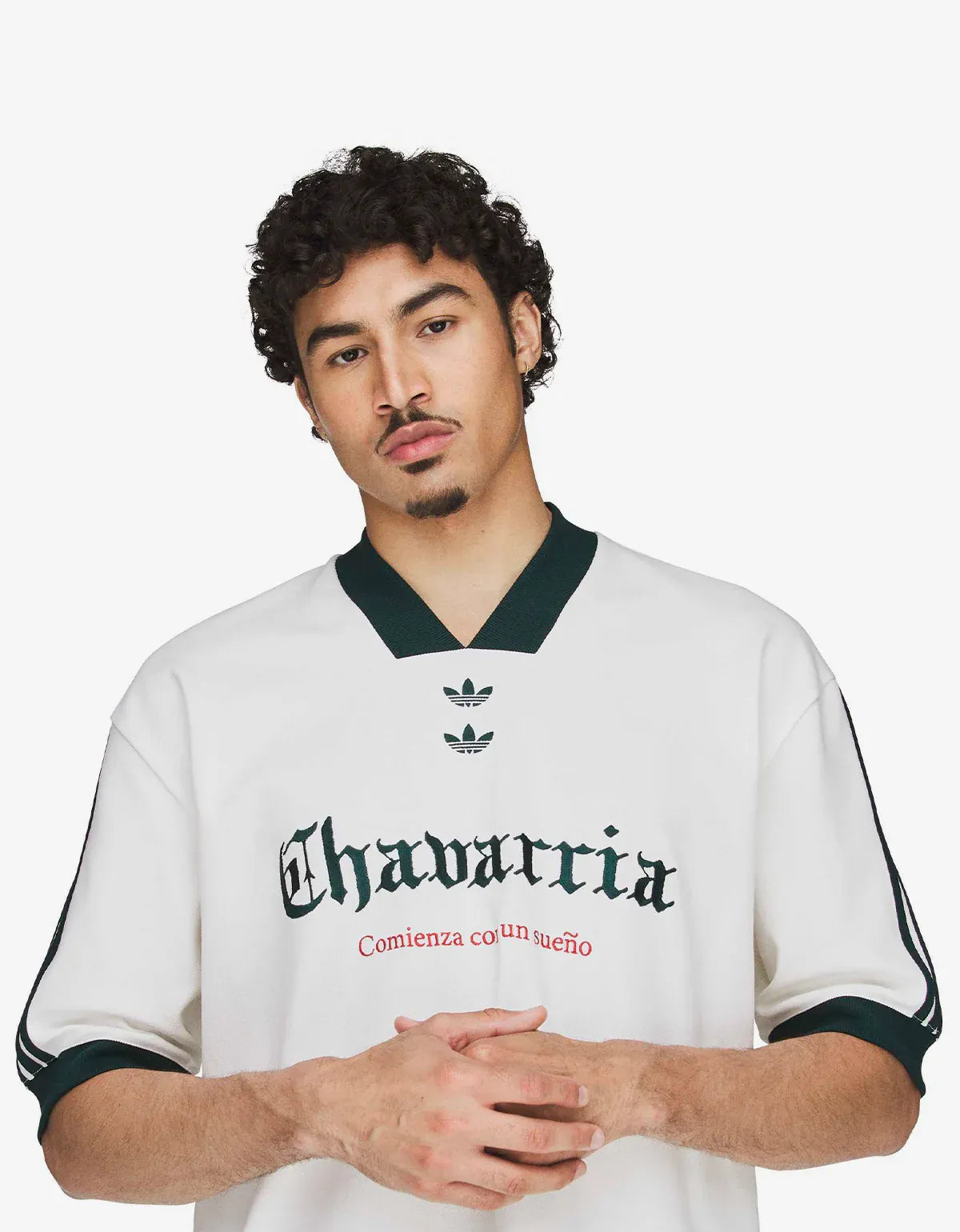 Willy Chavarria x Adidas White Soccer T-Shirt KY7708