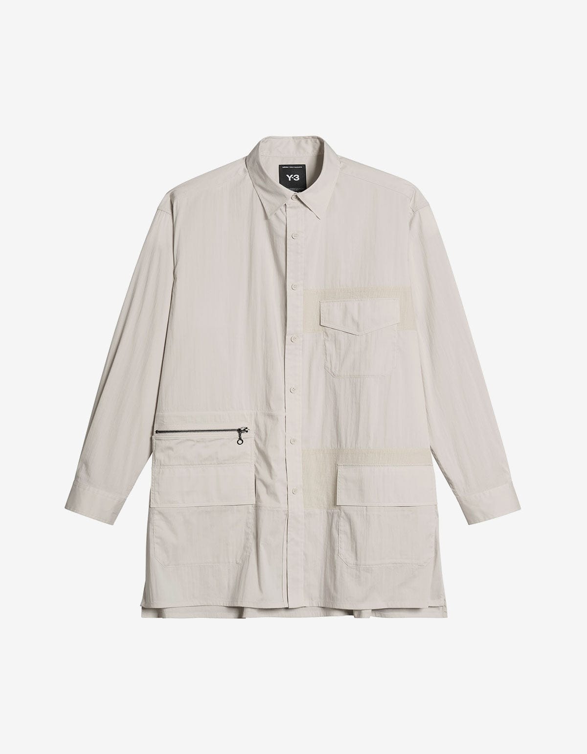 Y-3 Chalk Pearl White Utility Shirt KQ9754