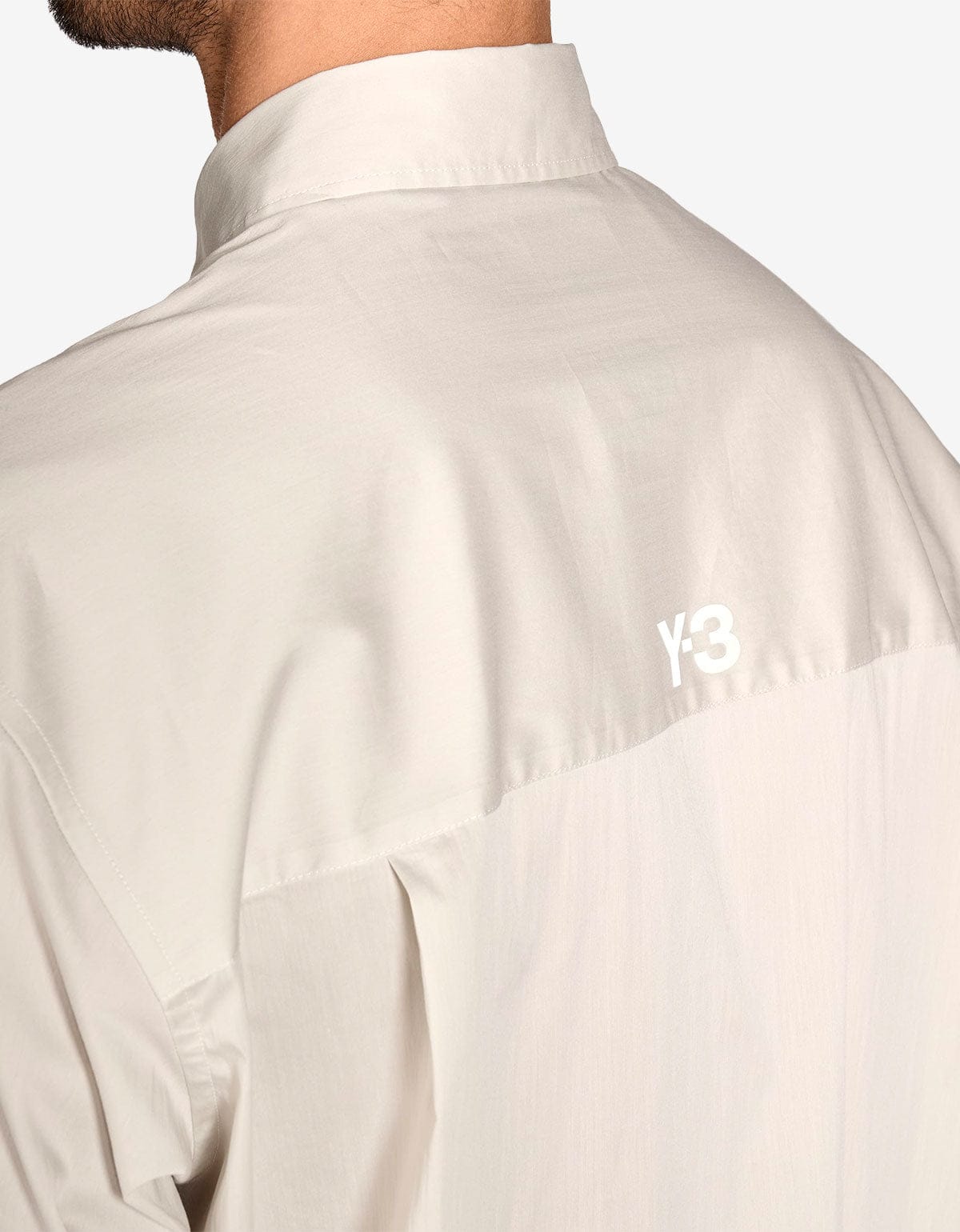 Y-3 Chalk Pearl White Utility Shirt KQ9754