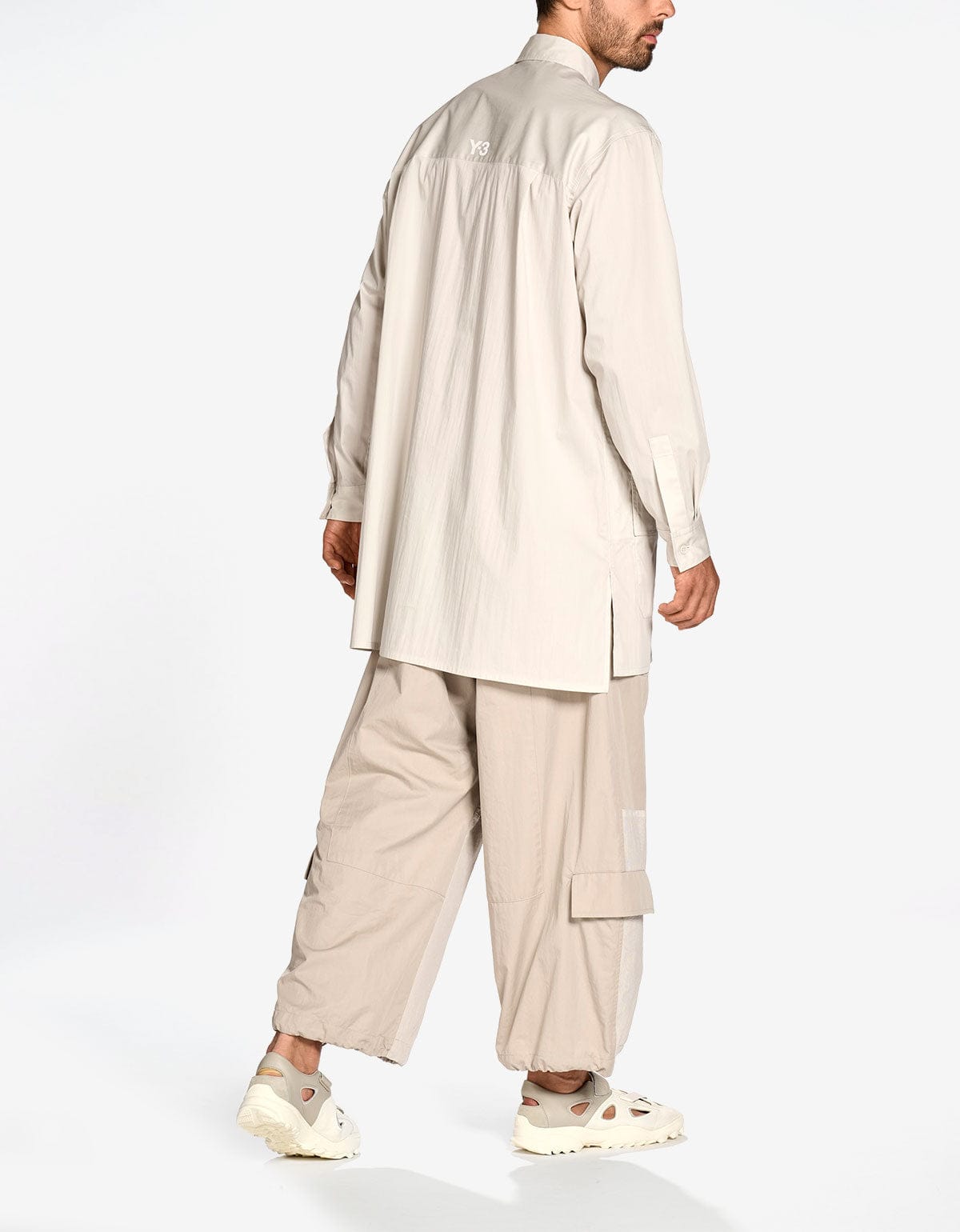 Y-3 Chalk Pearl White Utility Shirt KQ9754