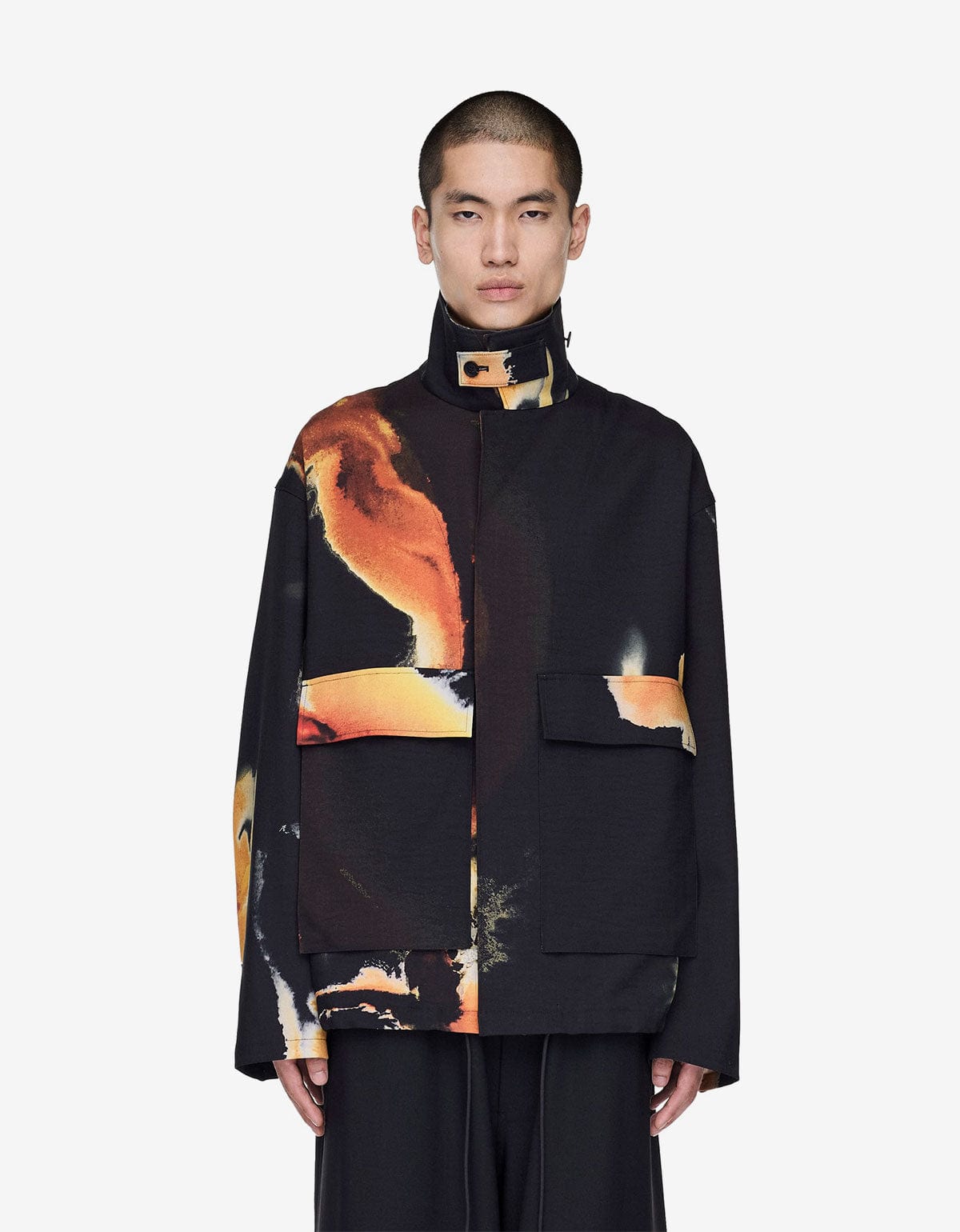 Y-3 Black AOP Sport Uniform Coach Jacket – Zoo Fashions