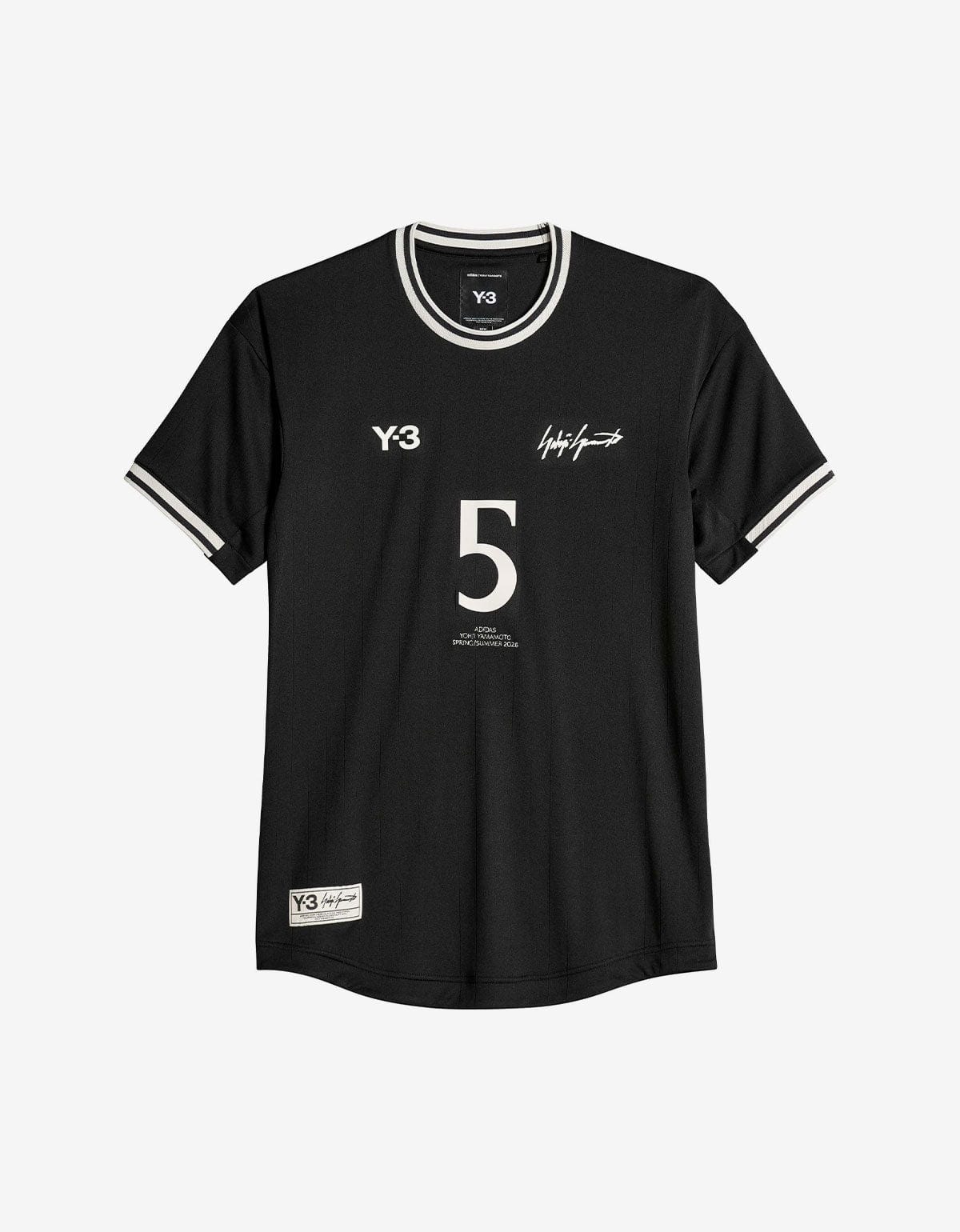 Y-3 ブラック サッカーTシャツ BELLINGHAM 5 サイズS Y-3 Black Elite 5 JB Football T-Shirt – mens designer fashion