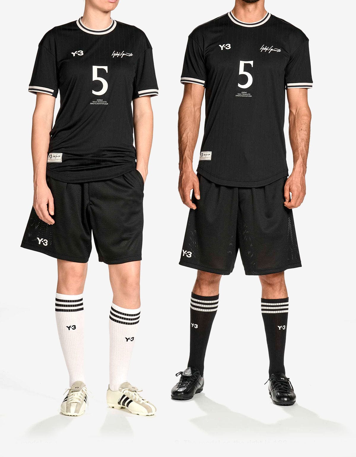 Y-3 Black Elite 5 JB Football T-Shirt – mens designer fashion