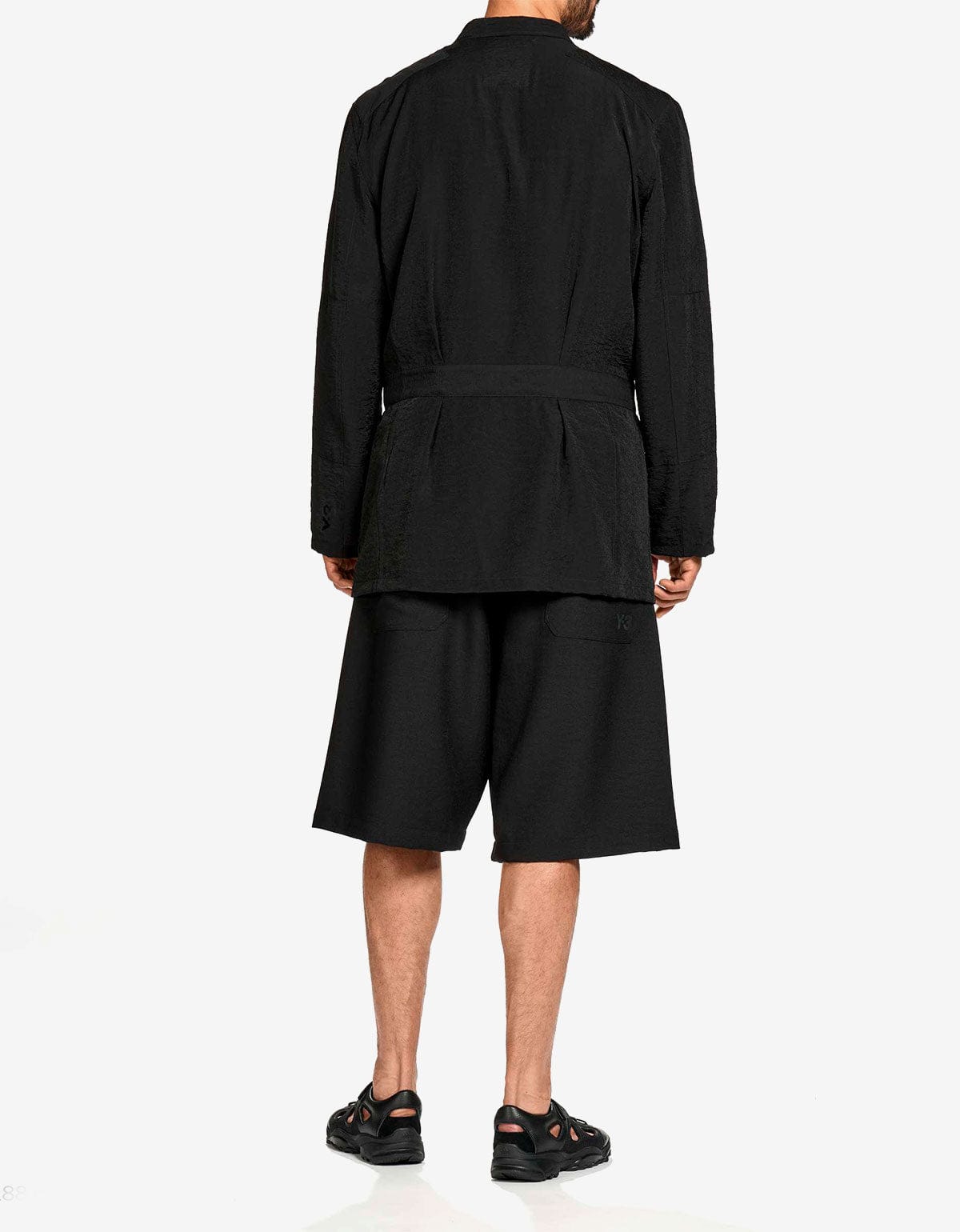 Y-3 Crinkle Viscose Chore Coat KQ9701 
