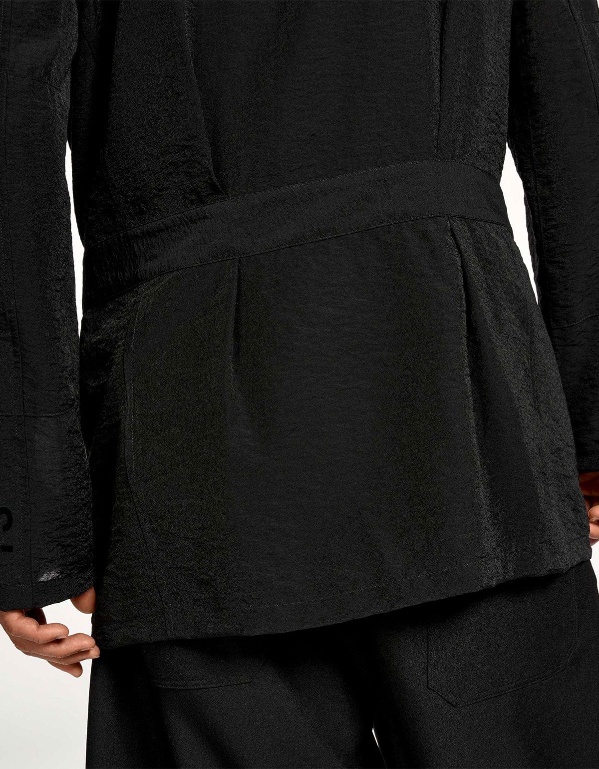 Y-3 Crinkle Viscose Chore Coat KQ9701 