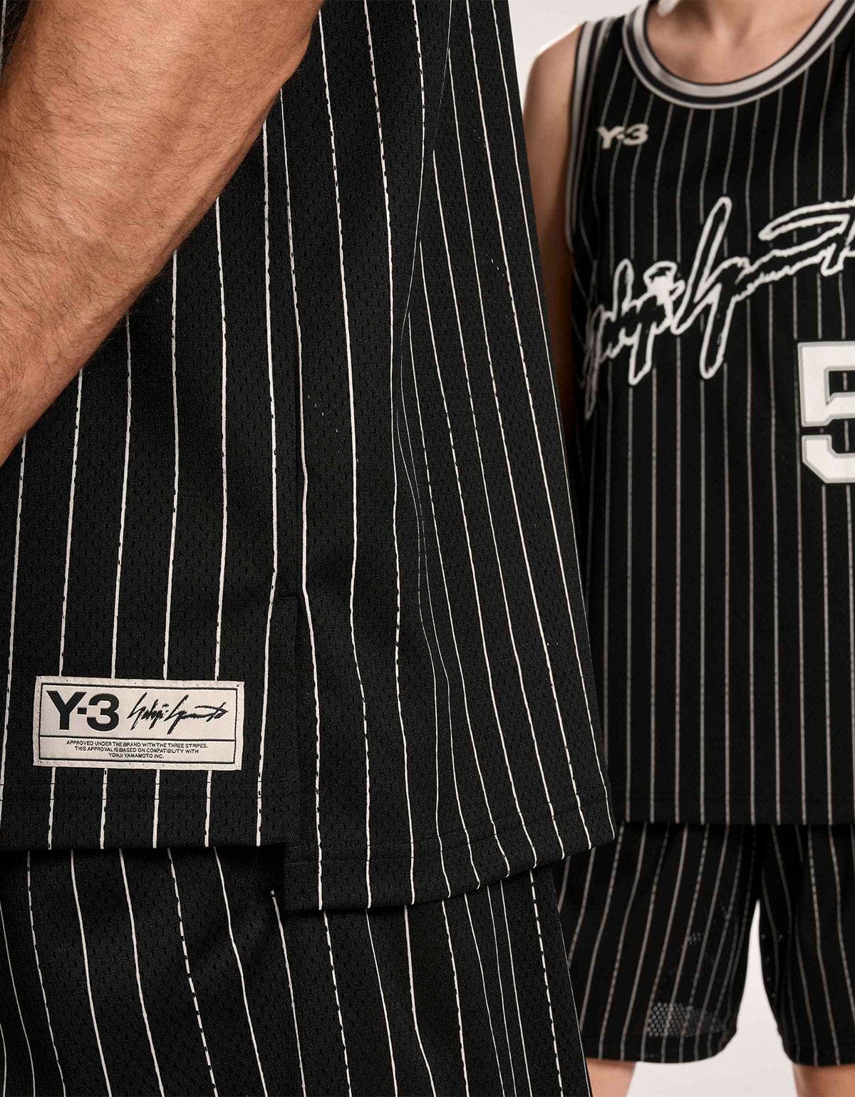 Y-3 Black Elite 5 Anthony Edwards Basketball Jersey KS7641
