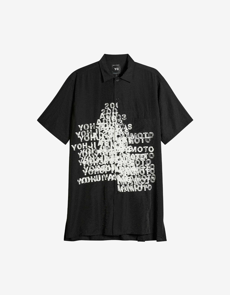 Y-3 Black Graphic Long Shirt KR0169 