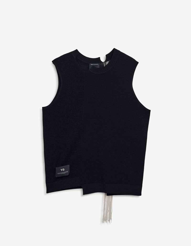 Y-3 Black Graphic Vest KH0420