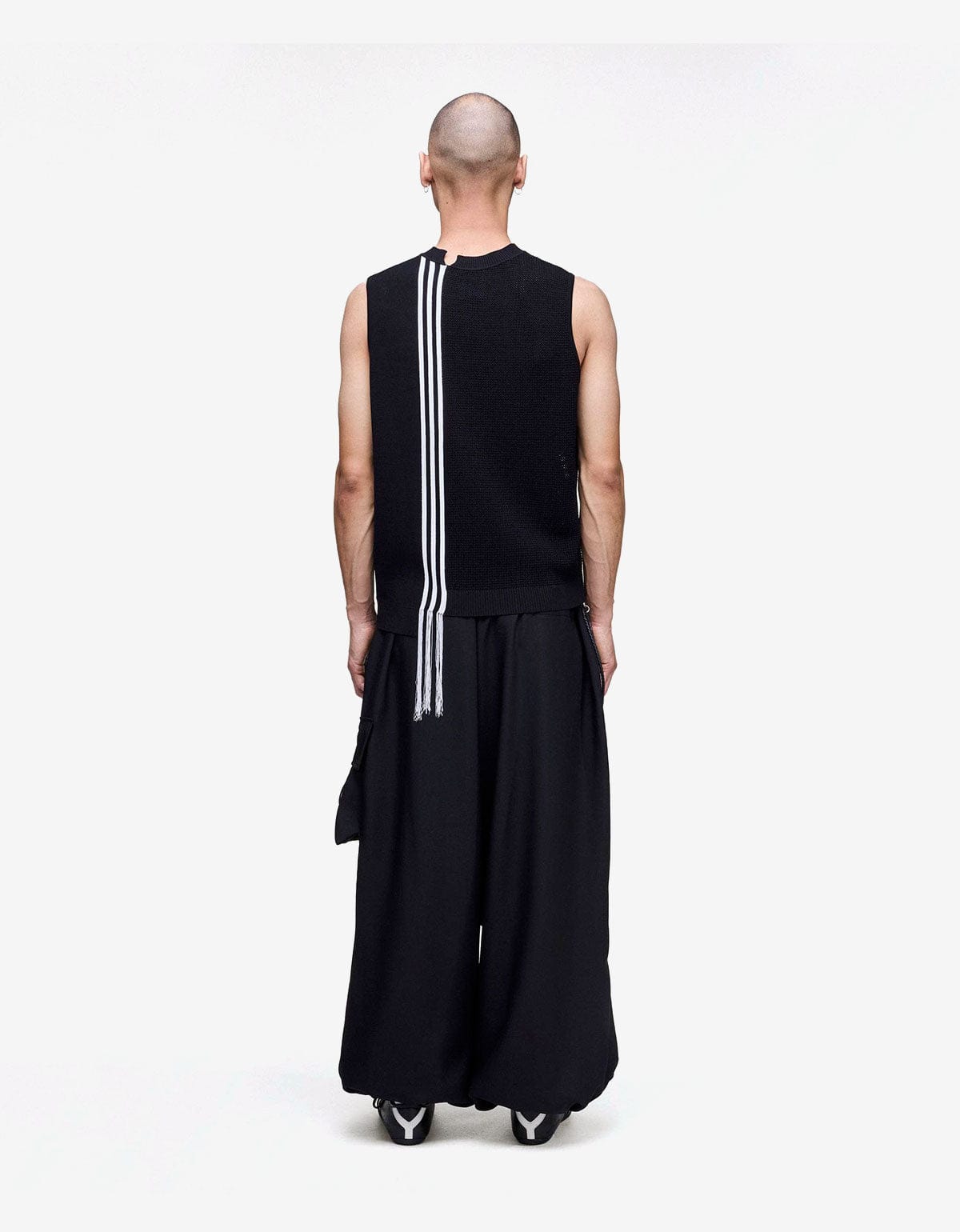 Y-3 Black Graphic Vest KH0420