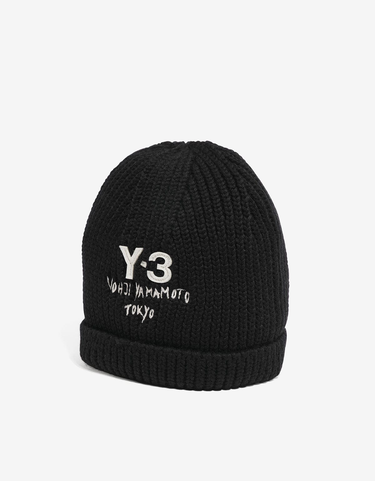 Y-3 Chunky Knit Beanie Hat JX8308