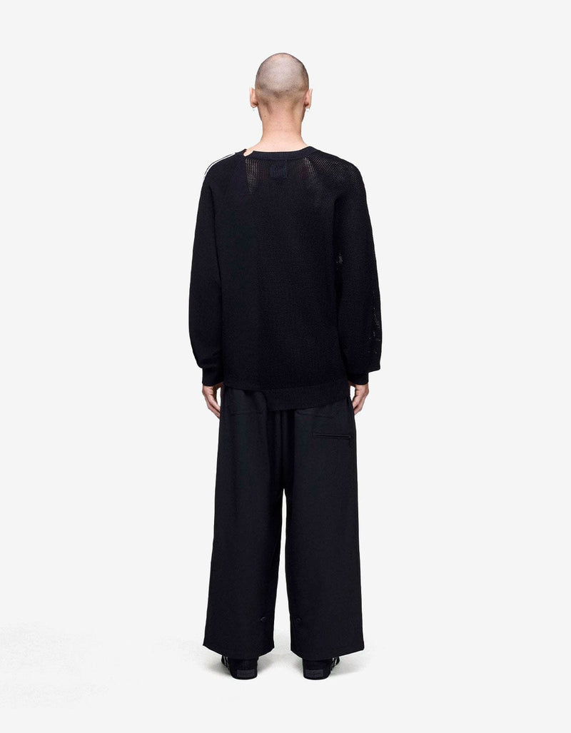 Y-3 Black Logo Knit Sweater KR2395