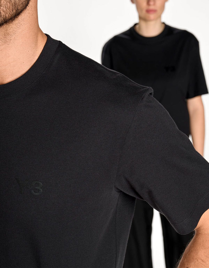 Y-3 Black Logo Regular T-Shirt KQ9783