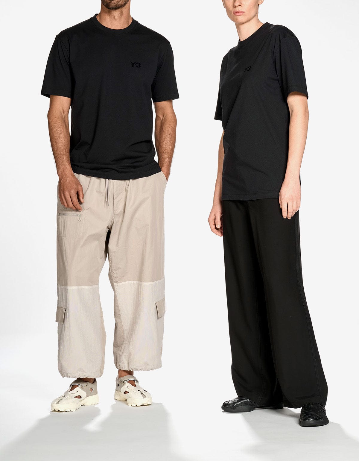 Y-3 Black Logo Regular T-Shirt KQ9783