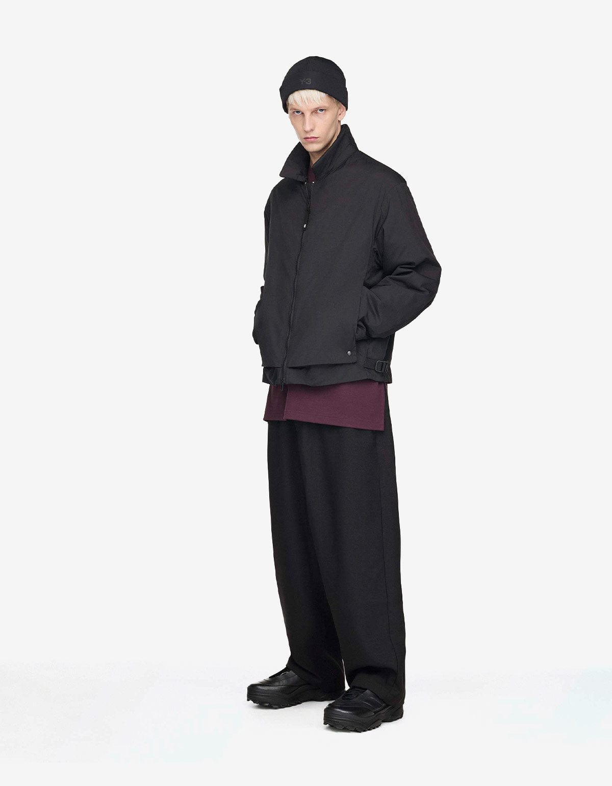 Y-3 Black Padded Liner Jacket – Zoo Fashions