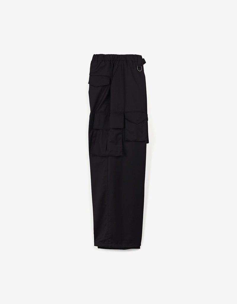 Y-3 Black Refined Wool Cargo Tracksuit Bottoms IW7453