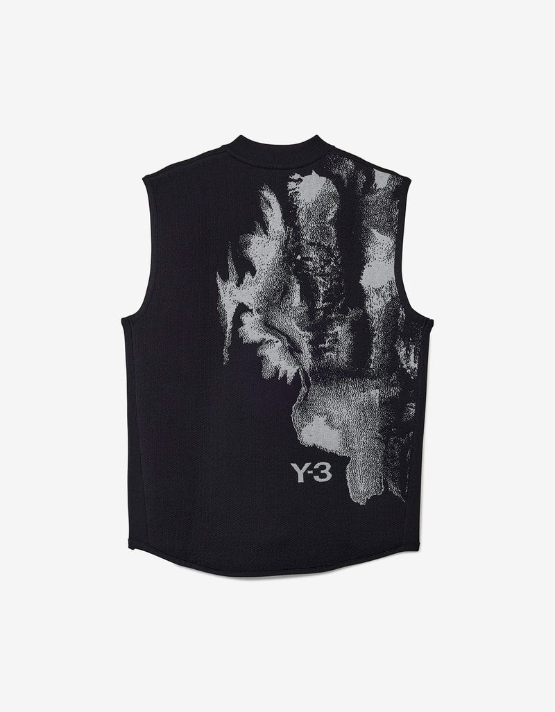 Y-3 Black Running Engineered Vest