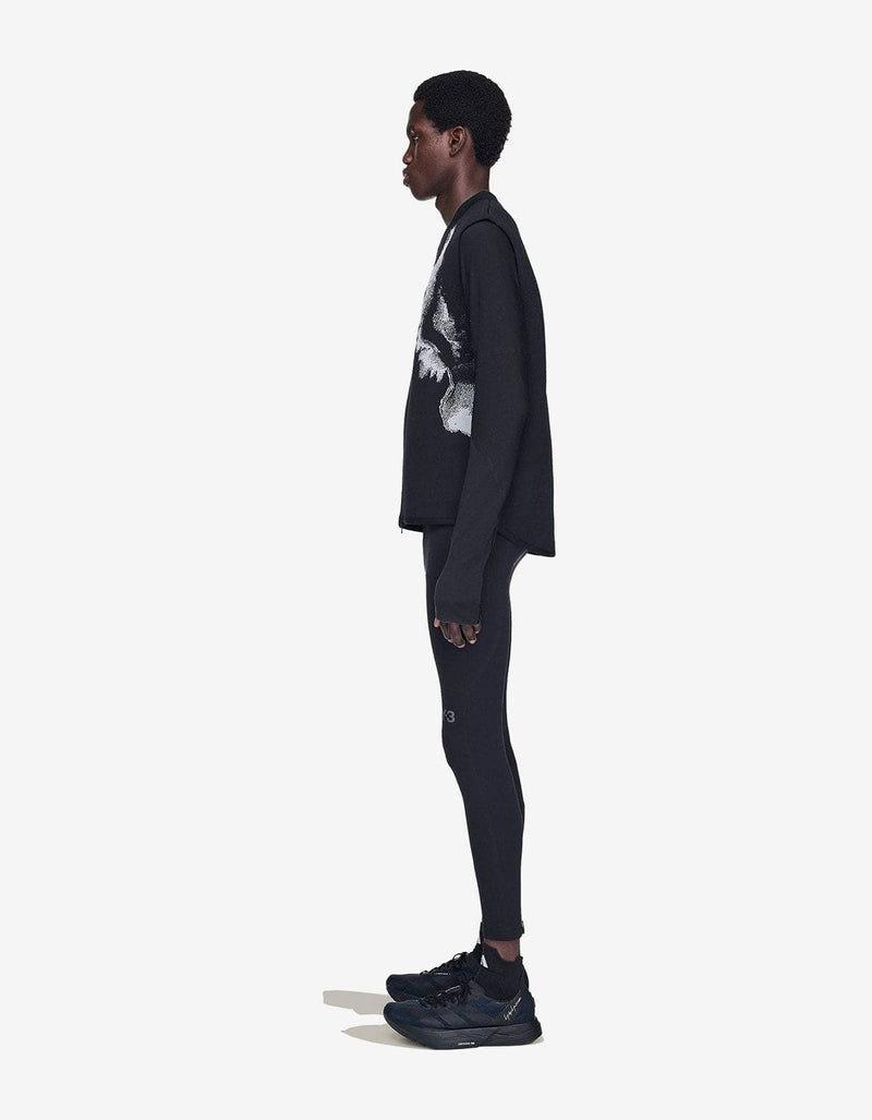 Y-3 Black Running Engineered Vest