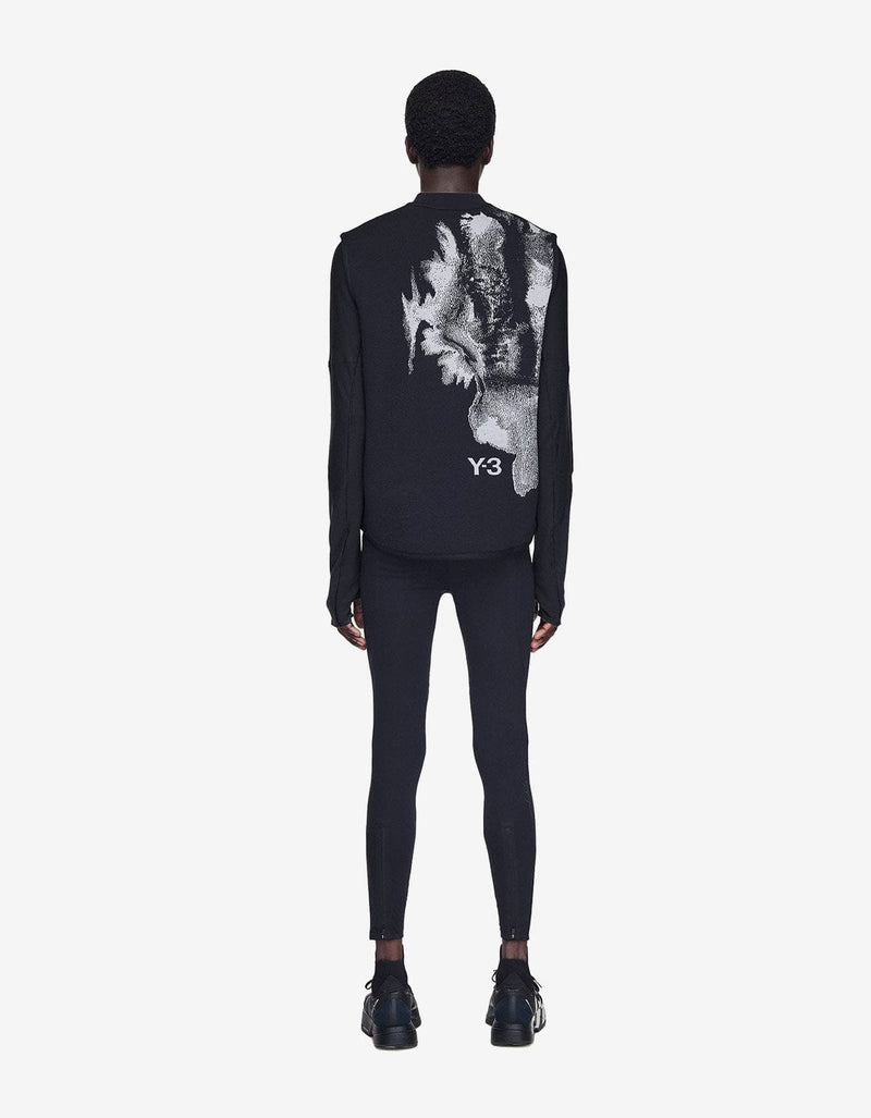 Y-3 Black Running Engineered Vest