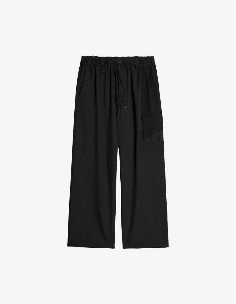 Y-3 Black Sport Uniform Straight Pants KE3884