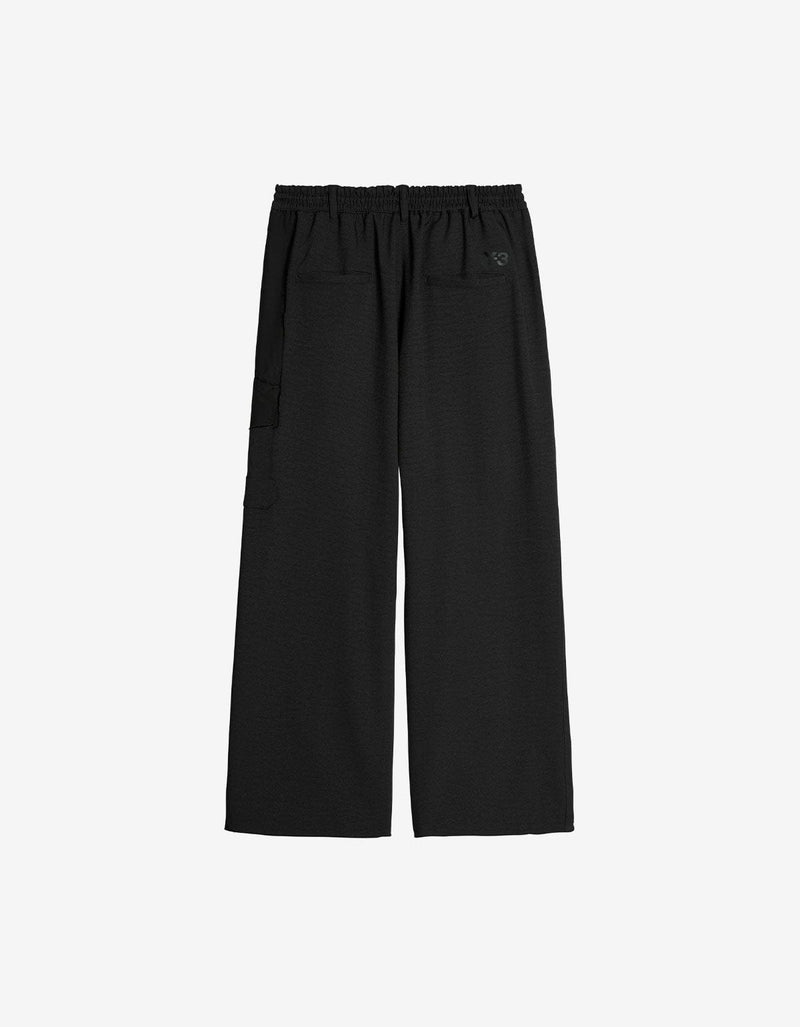 Y-3 Black Sport Uniform Straight Pants KE3884