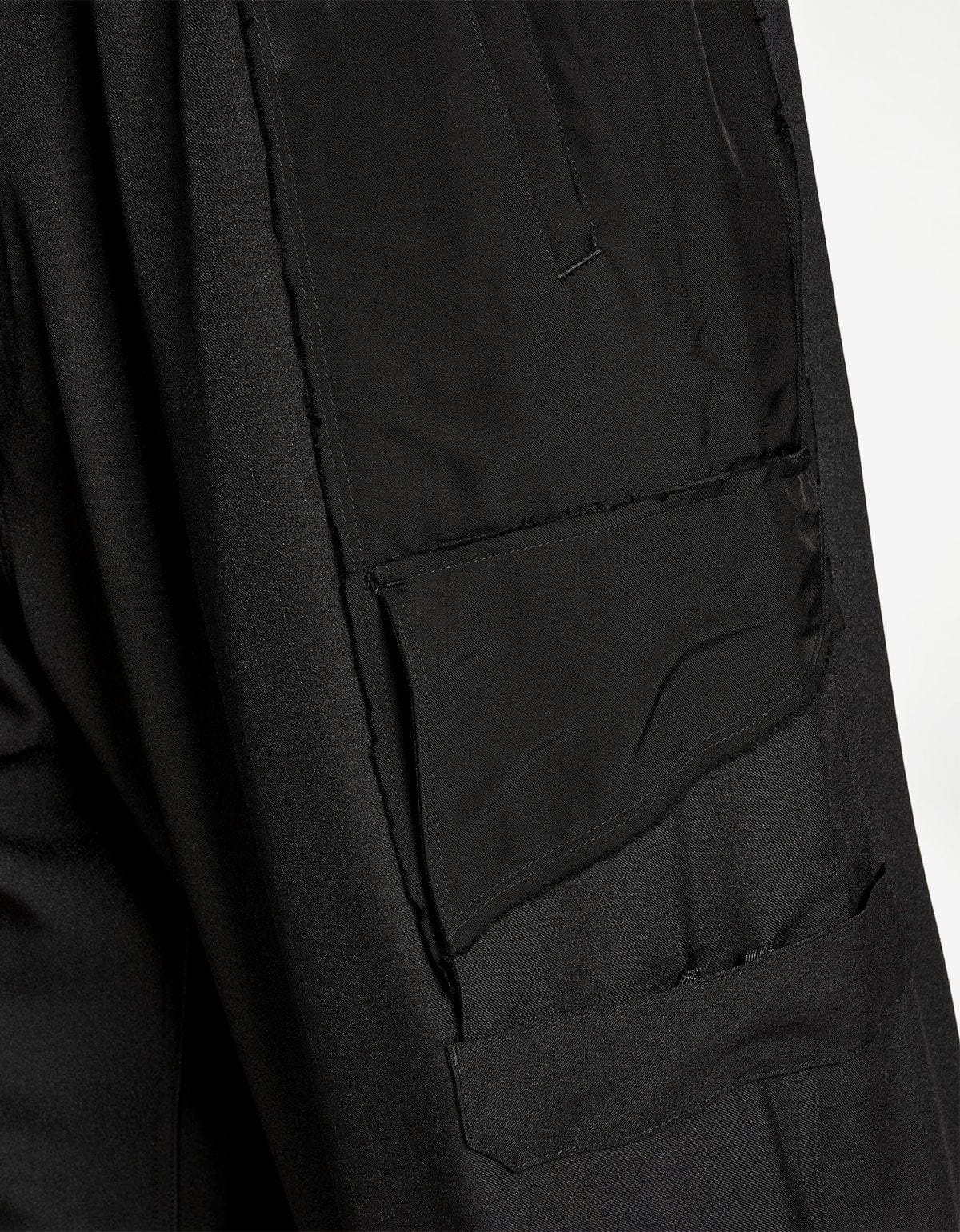 Y-3 Black Sport Uniform Straight Pants KE3884