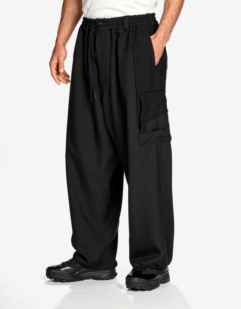 Y-3 Black Sport Uniform Straight Pants KE3884