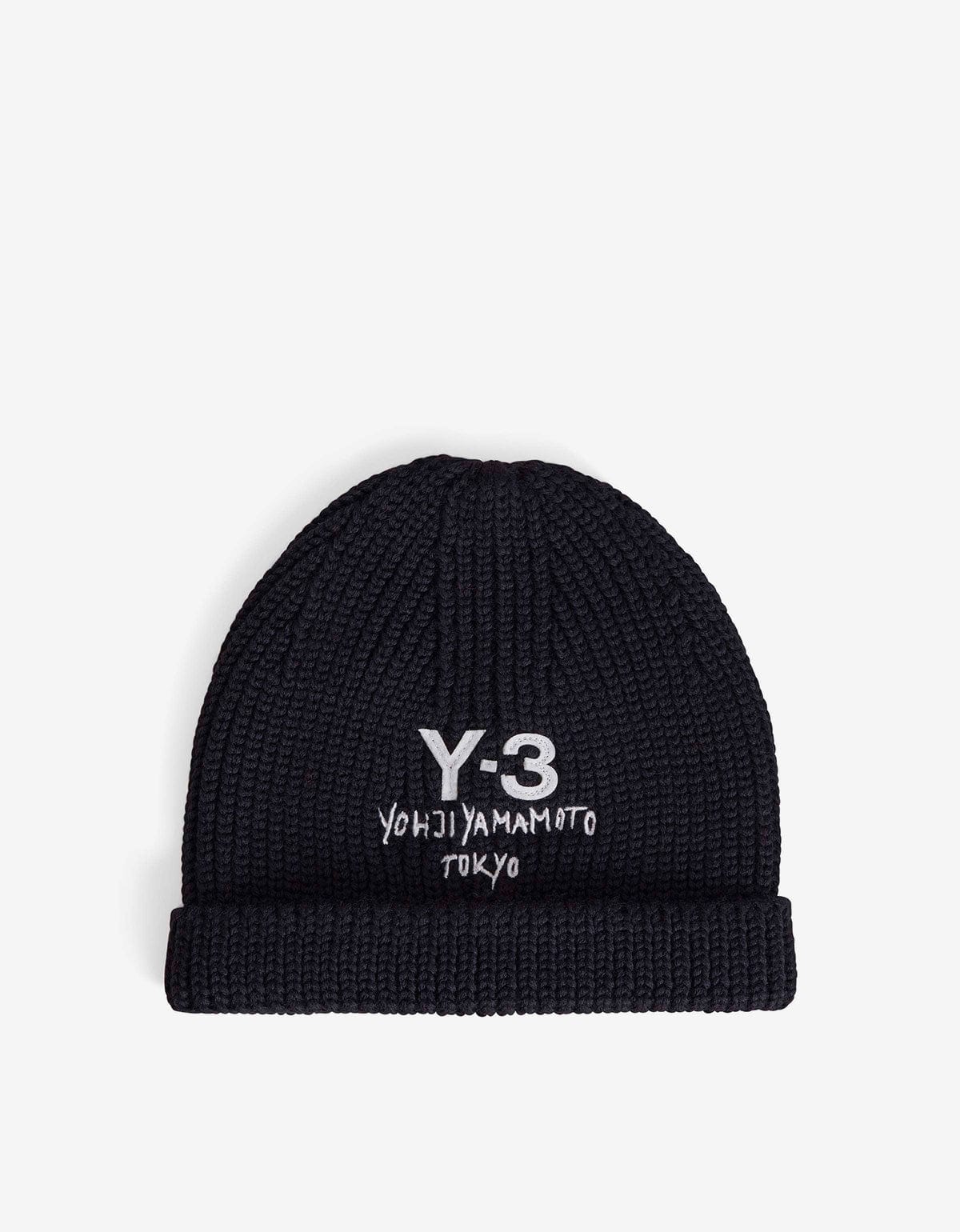 Y-3 Chunky Knit Beanie Hat JX8308