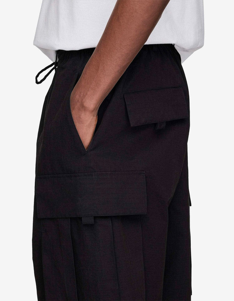 Y-3 NBHD Black Cargo Trousers JW7003