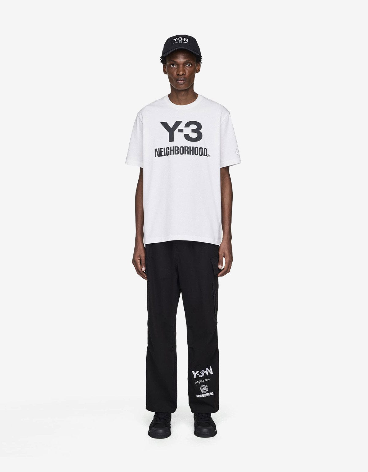 Y-3 NBHD Black Cargo Trousers JW7003