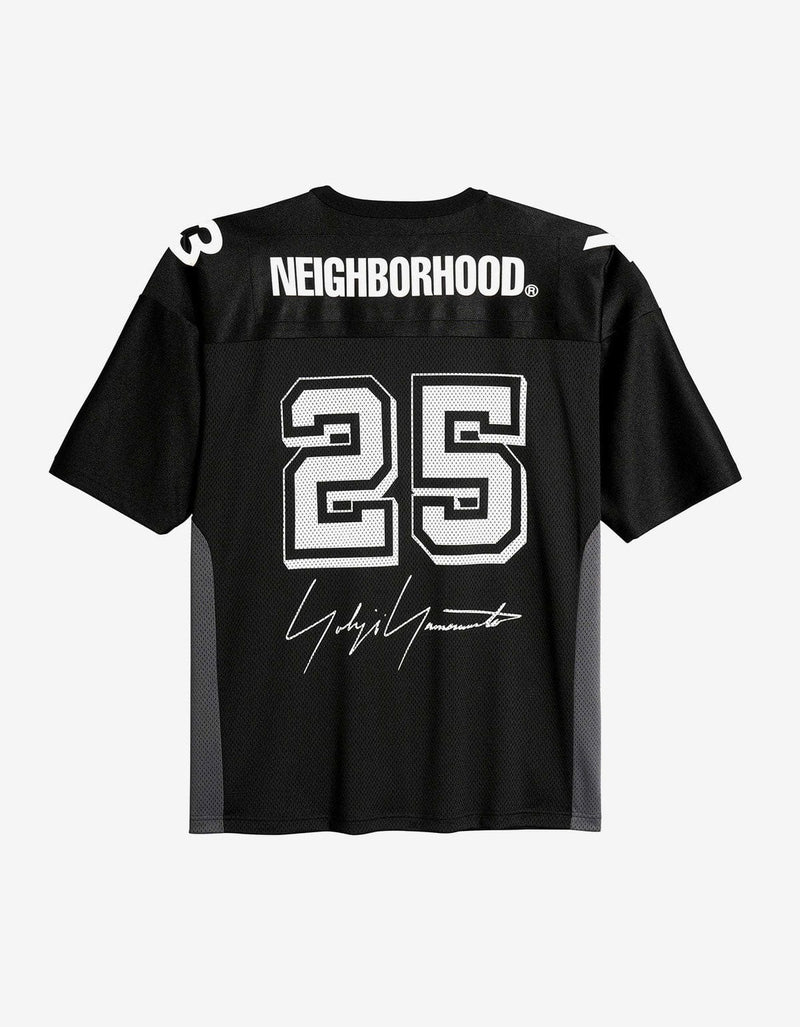 Y-3 NBHD Black Football Jersey T-Shirt JW6997