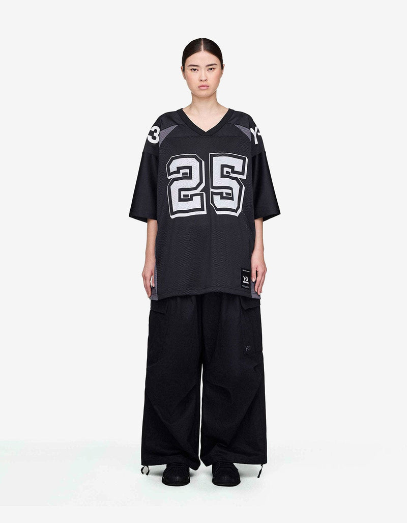 Y-3 NBHD Black Football Jersey T-Shirt JW6997