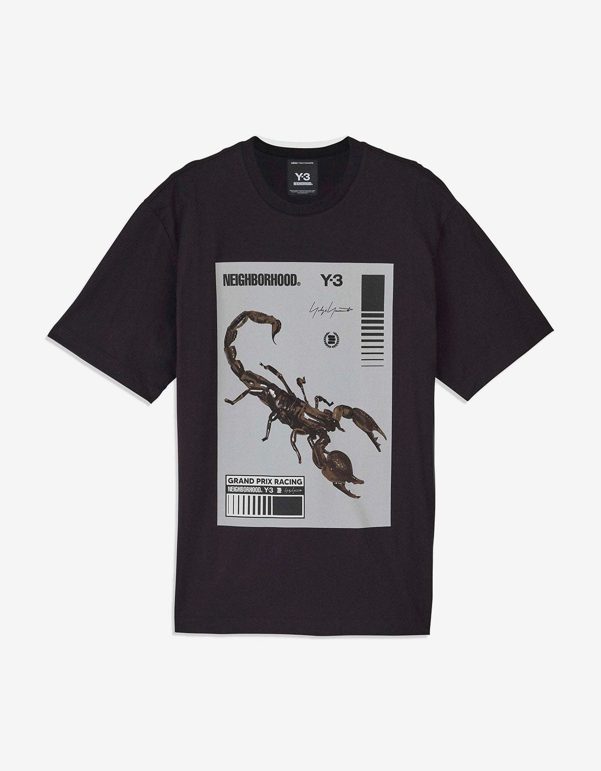 Y-3 x Neighborhood Black Graphic T-Shirt