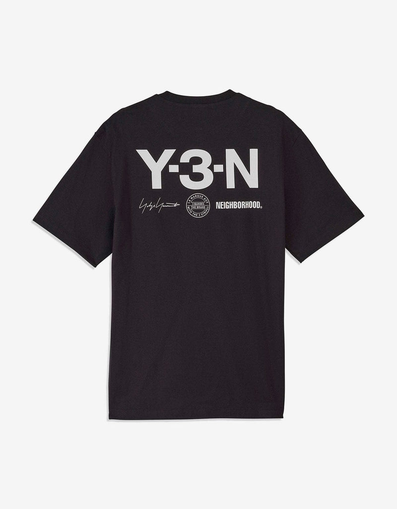 Y-3 x Neighborhood Black Graphic T-Shirt
