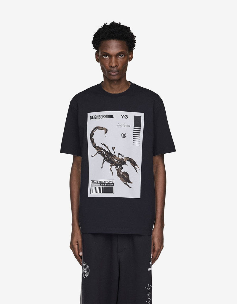 Y-3 x Neighborhood Black Graphic T-Shirt