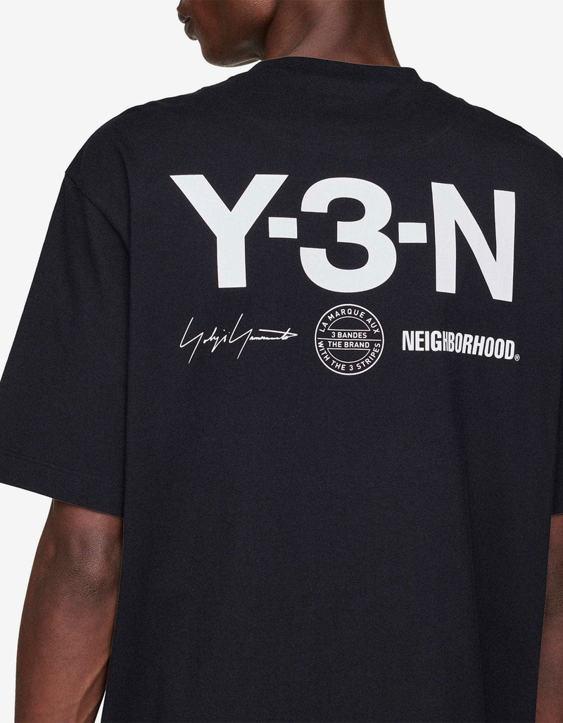 Y-3 x Neighborhood Black Graphic T-Shirt