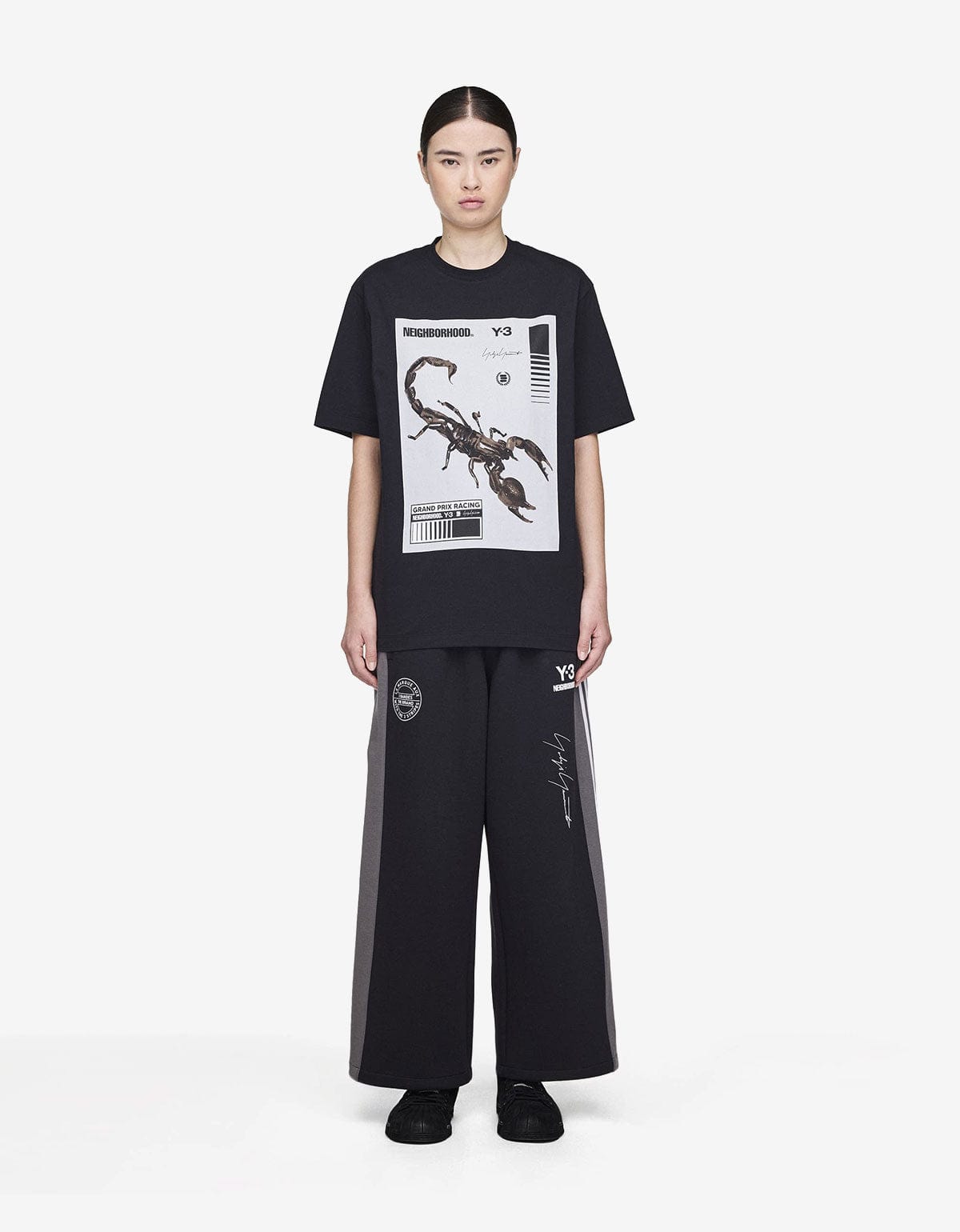 Y-3 x Neighborhood Black Graphic T-Shirt