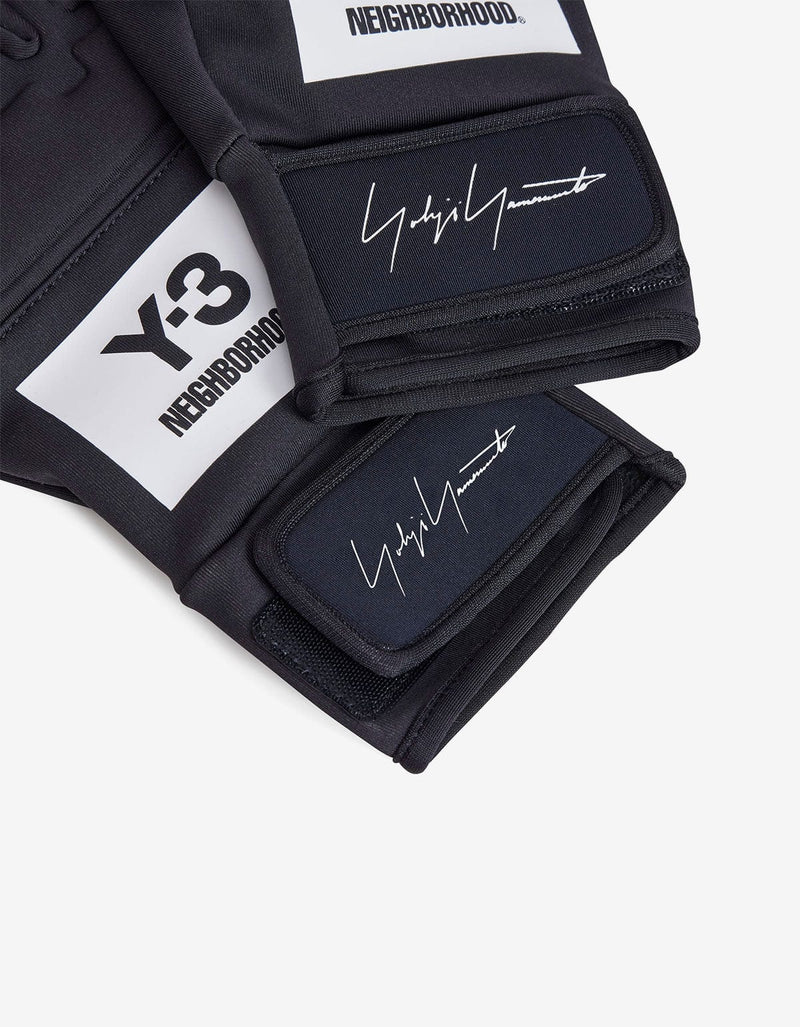 Y-3 NBHD Black Racing Gloves JX0052