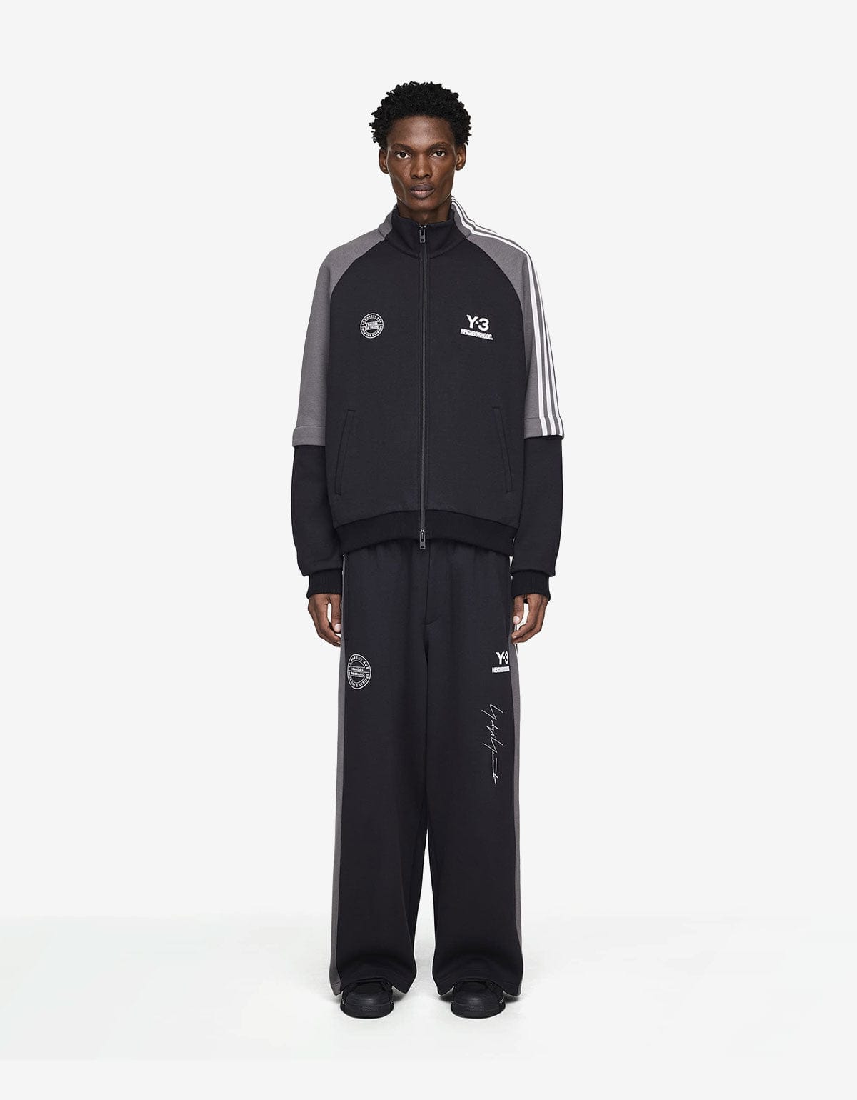 Y-3 NBHD Black Track Pants JW7002
