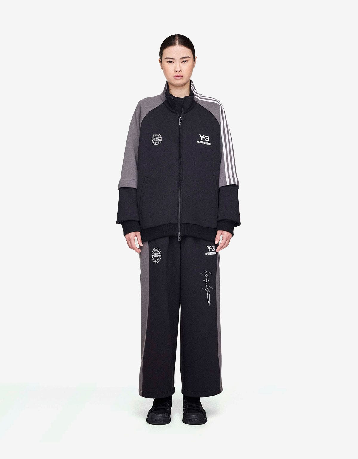 Y-3 NBHD Black Track Pants JW7002