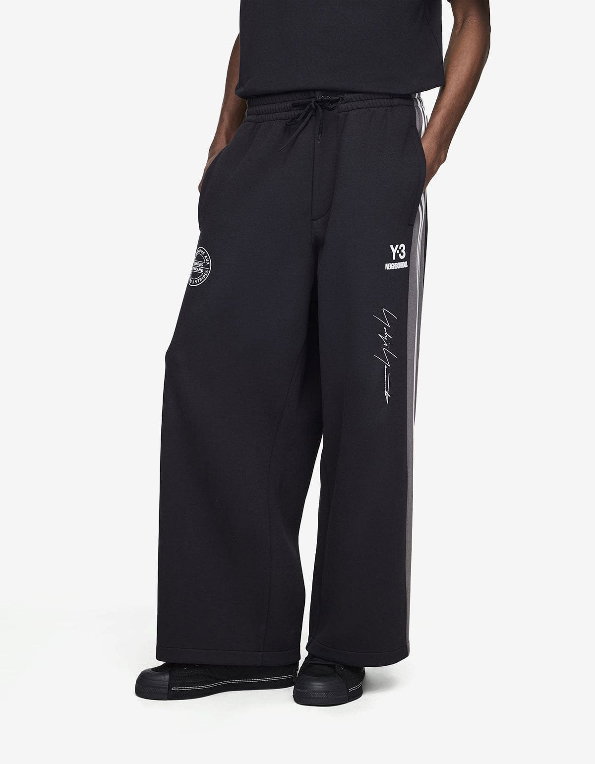 Y-3 NBHD Black Track Pants JW7002