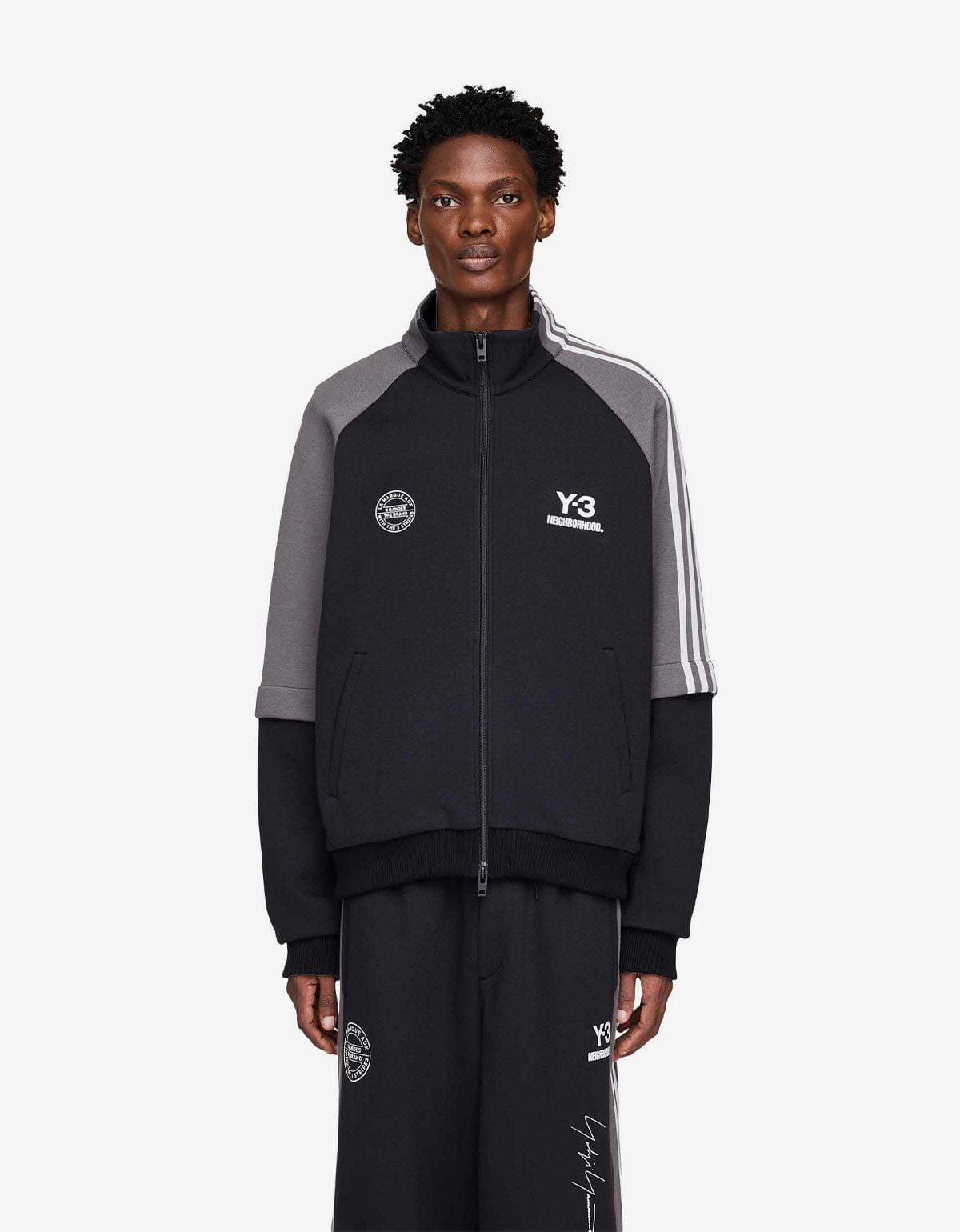サイズM NEIGHBORHOOD Y-3 NBHD TRACK TOP Y-3 x Neighborhood Black Track Top – Zoo Fashions