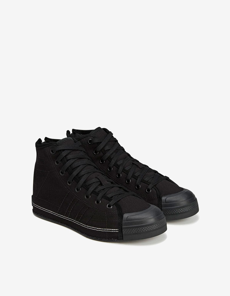 Y-3 x Neighborhood Nizza Hi Black Trainers JP6454