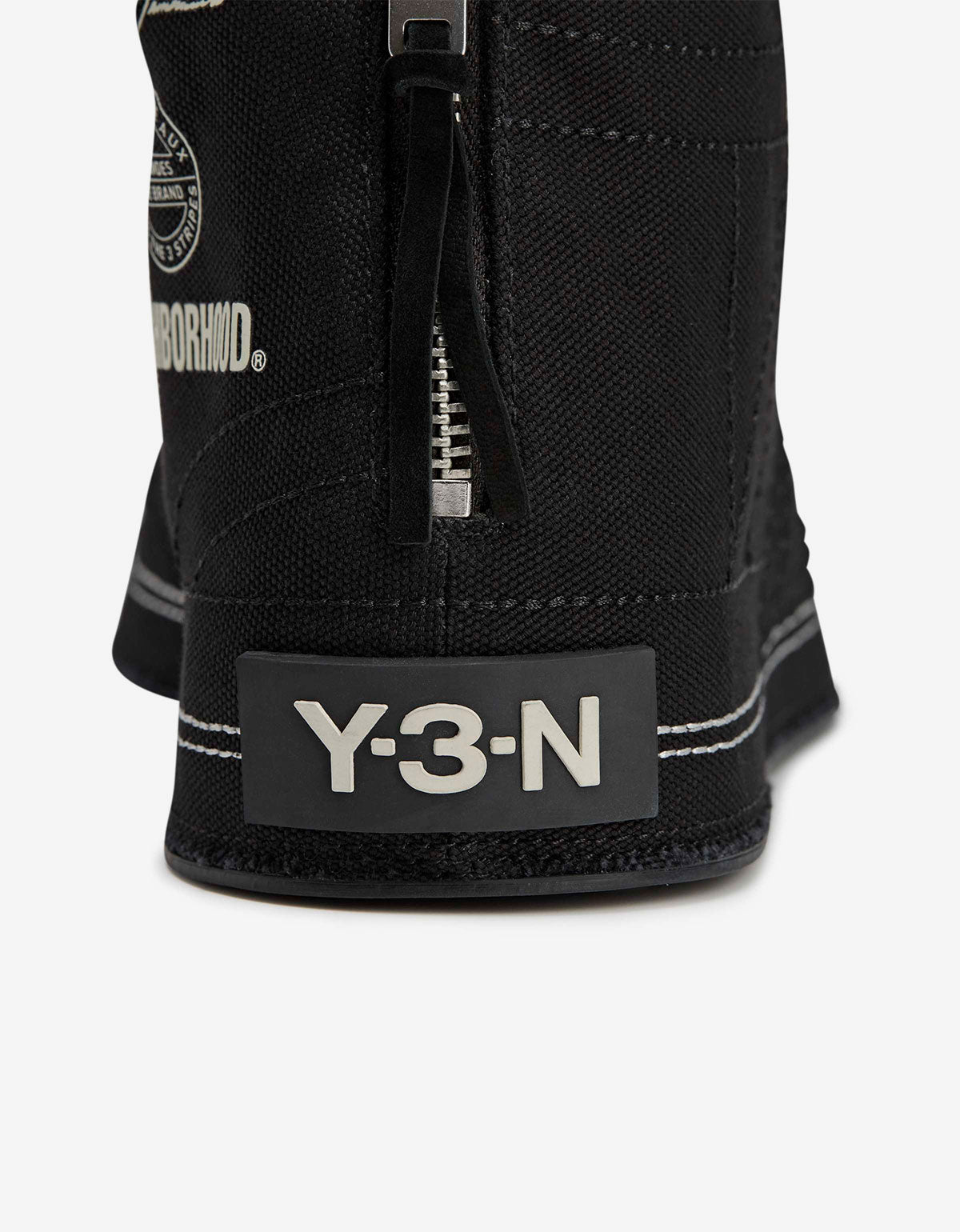 Y-3 x Neighborhood Nizza Hi Black Trainers JP6454